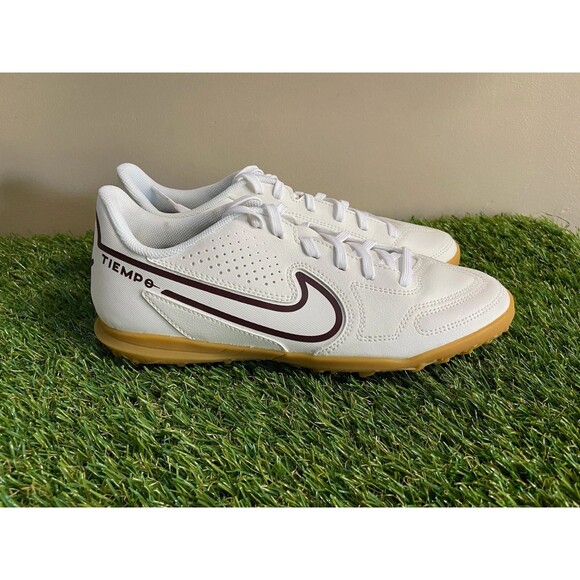 Nike Tiempo Legend 9 Club TF Turf Soccer Shoes Sail Beetroot DA1193-169 Men\'s 9